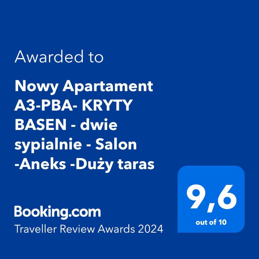 Nowy Apartament A3-Pba- Kryty Basen - Dwie Sypialnie - Salon -Aneks -Duzy Taras Pobierowo Exterior foto